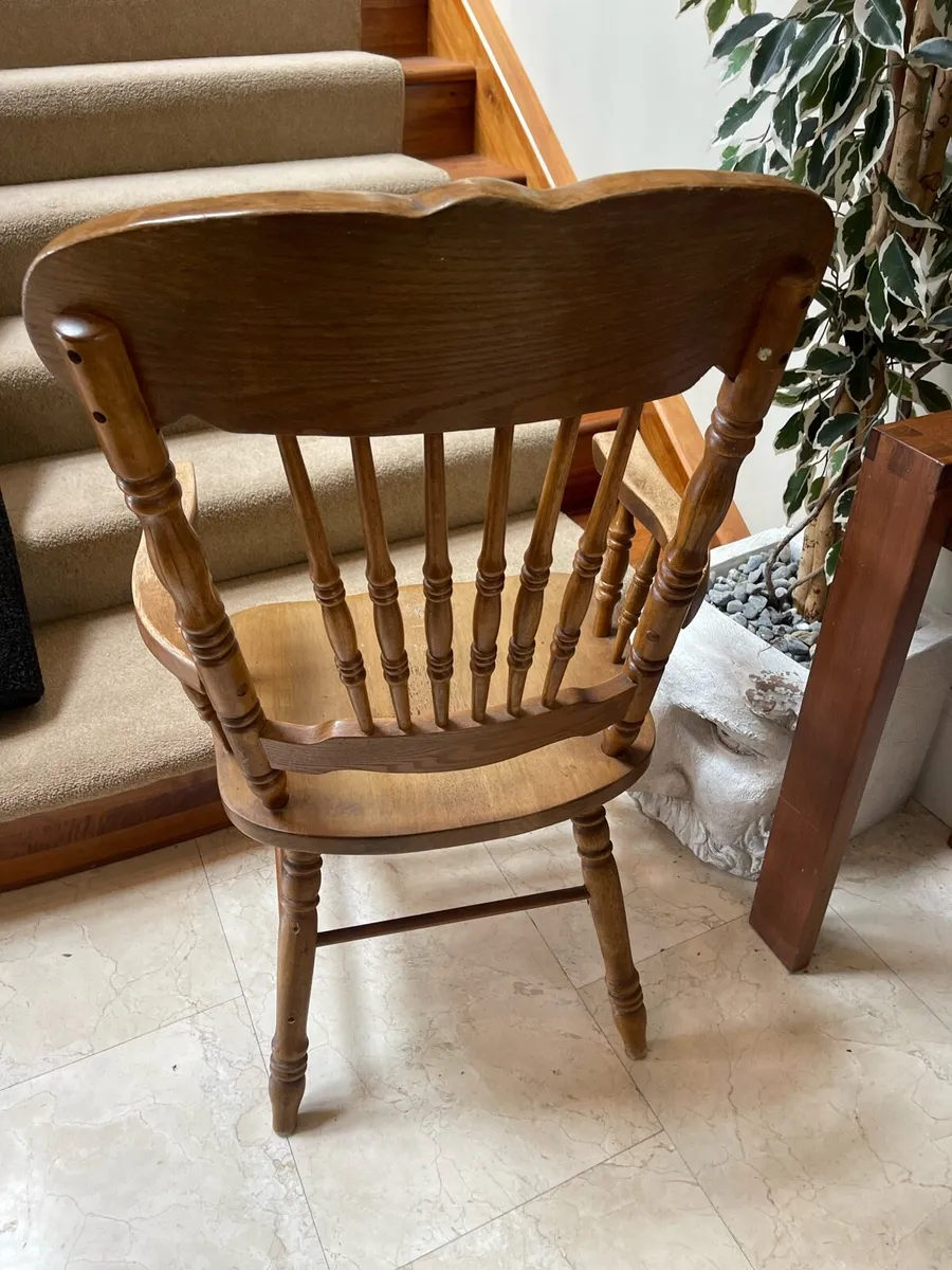 Really Solid Wooden Dining Carver Chair - Armchair - Image 2
