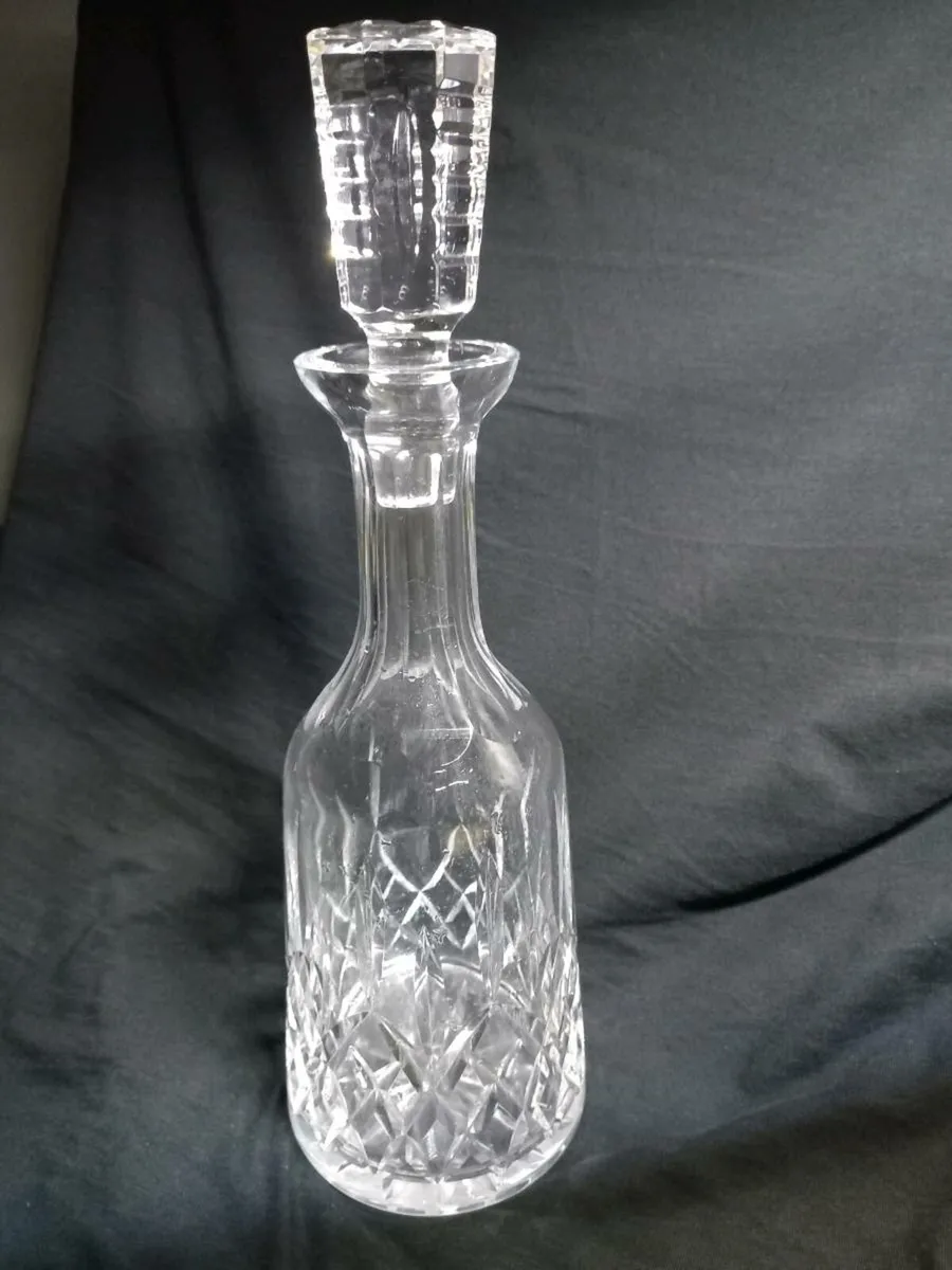 Vintage 1970s Waterford Crystal Lismore Decanter - Image 1