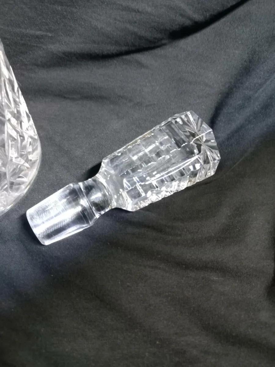Vintage 1970s Waterford Crystal Lismore Decanter - Image 4