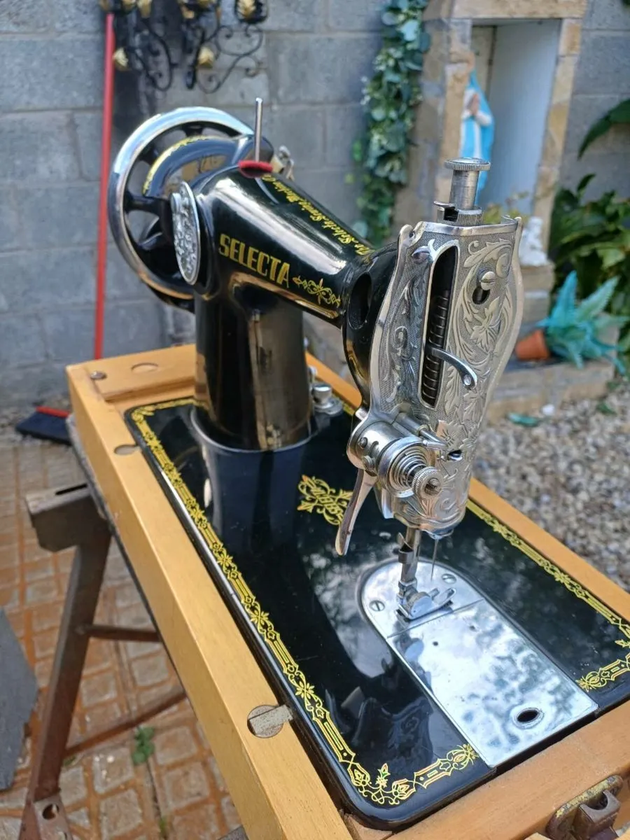 Antique German Made Sewing Machine - Image 2