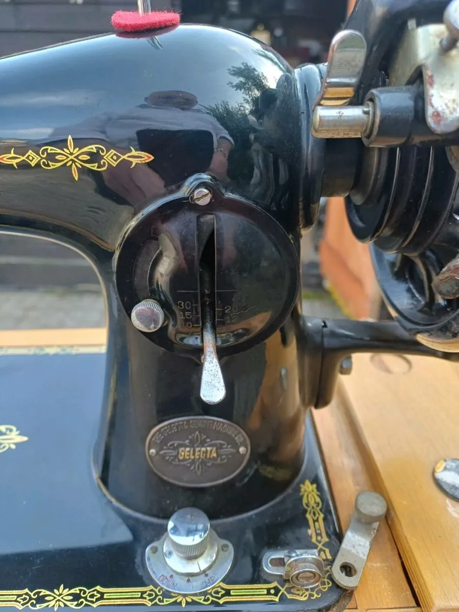 Antique German Made Sewing Machine - Image 4