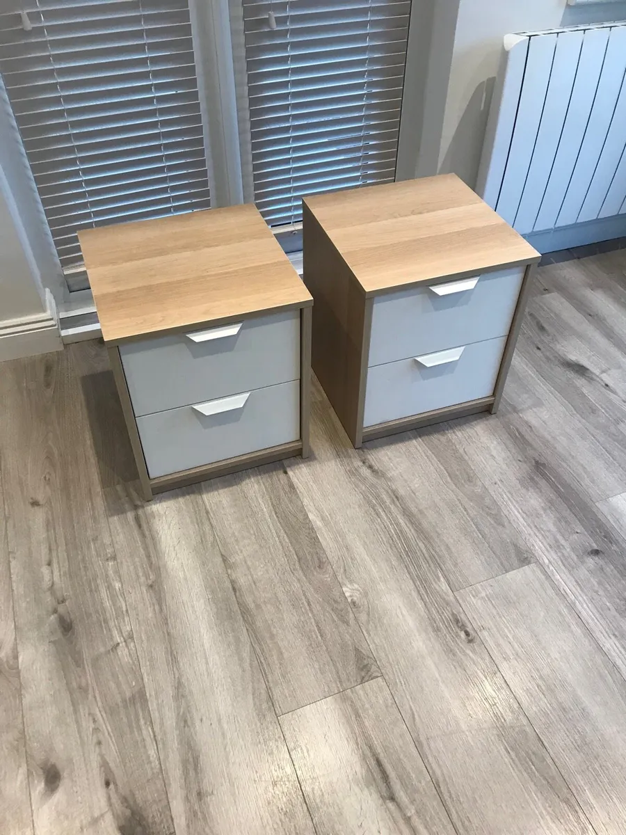 Lovely set of Jysk bedroom lockers - Image 1