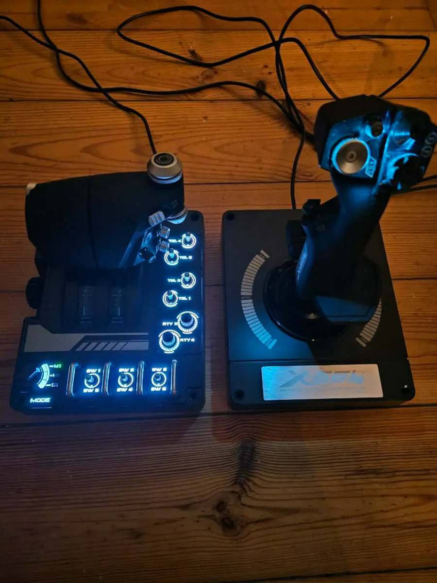 Logitech X56 HOTAS Flight Control System - Image 1