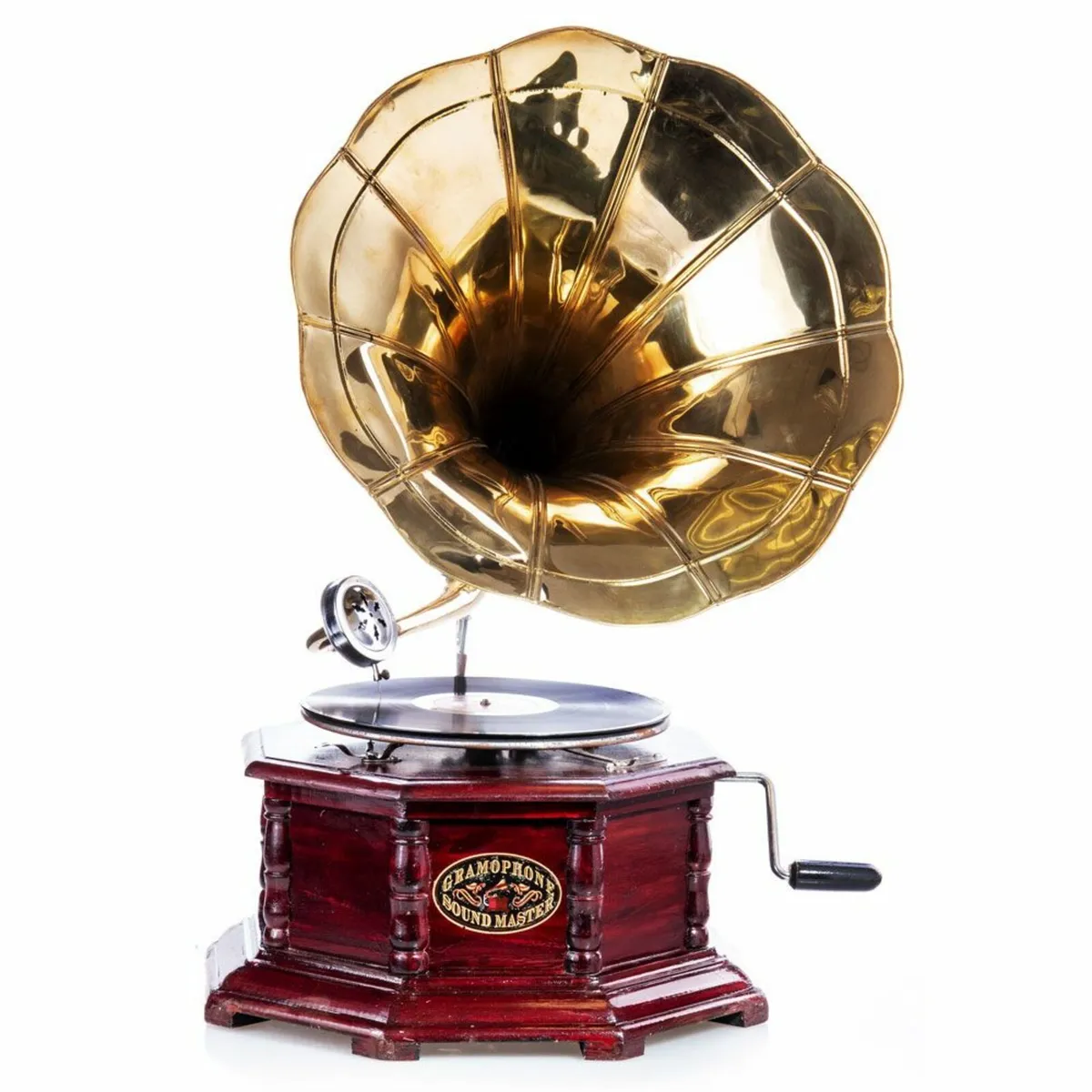Vintage Gramophone Villa Fitzgerald Replica Wooden - Image 1