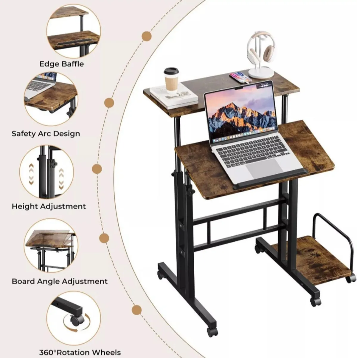 NEW Standing / Sitting Desk Height Adjustable - Image 1