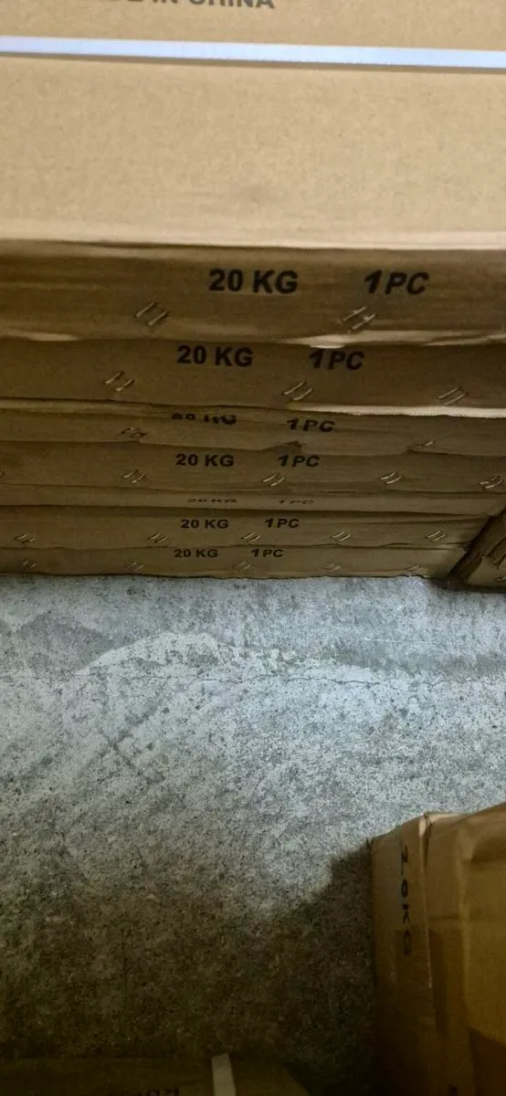 Brand new 4x20 kilo Olympic weight plates ( 80 kg - Image 2