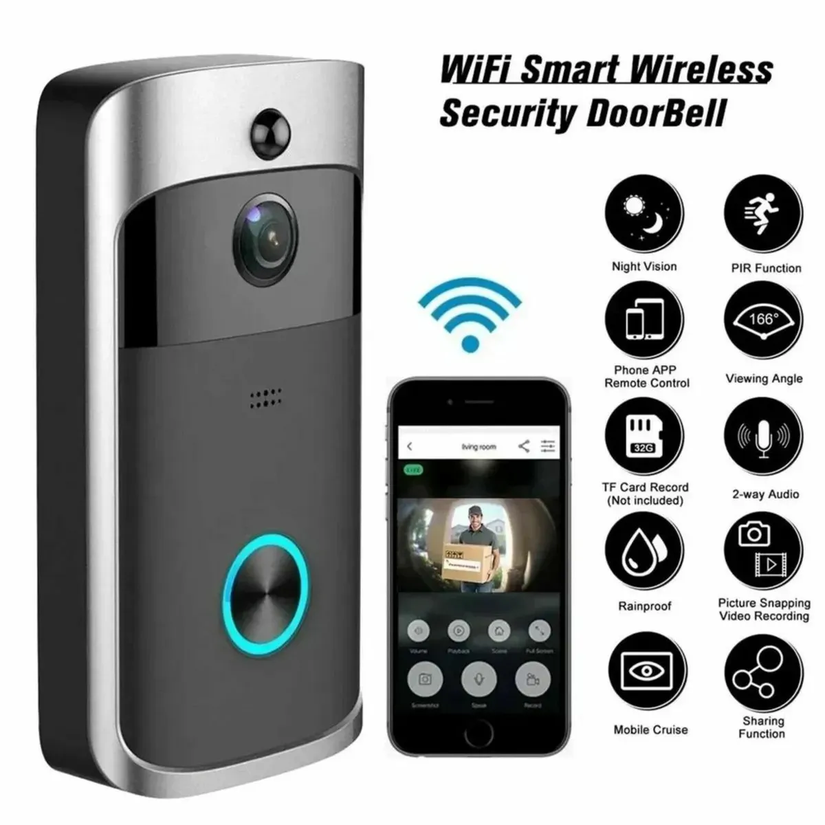 Doorbell Wireless Wi-Fi For Smart Home - Image 3
