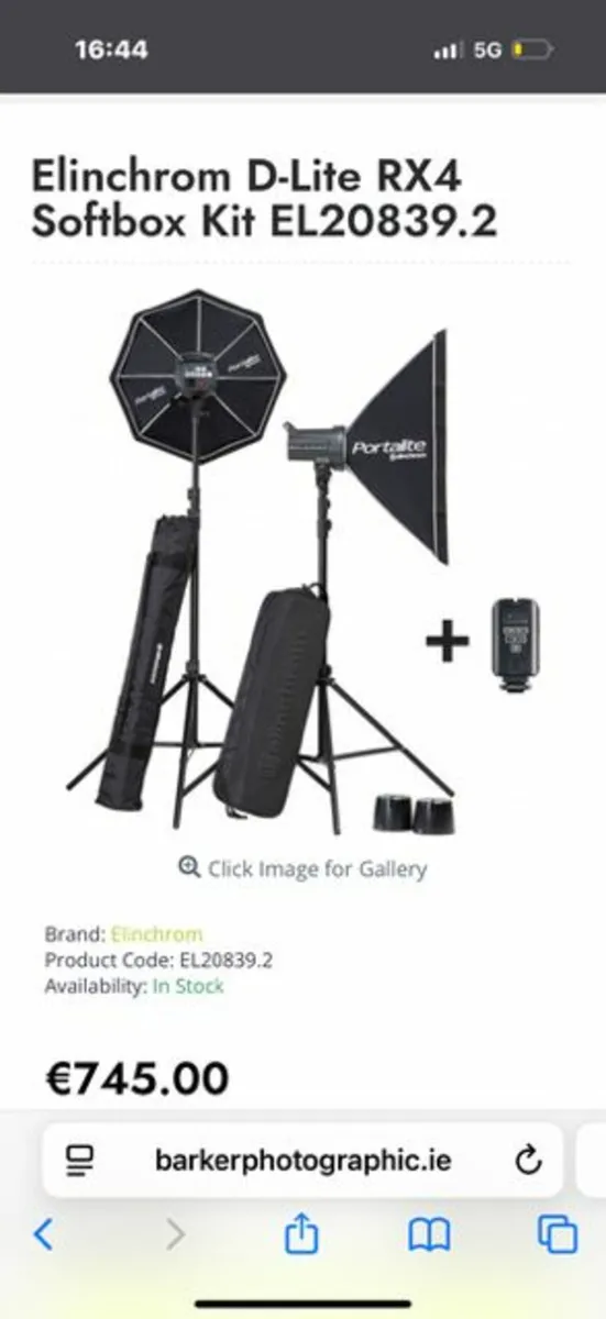 Elinchrom D-Lite RX4 Studio Lighting Kit