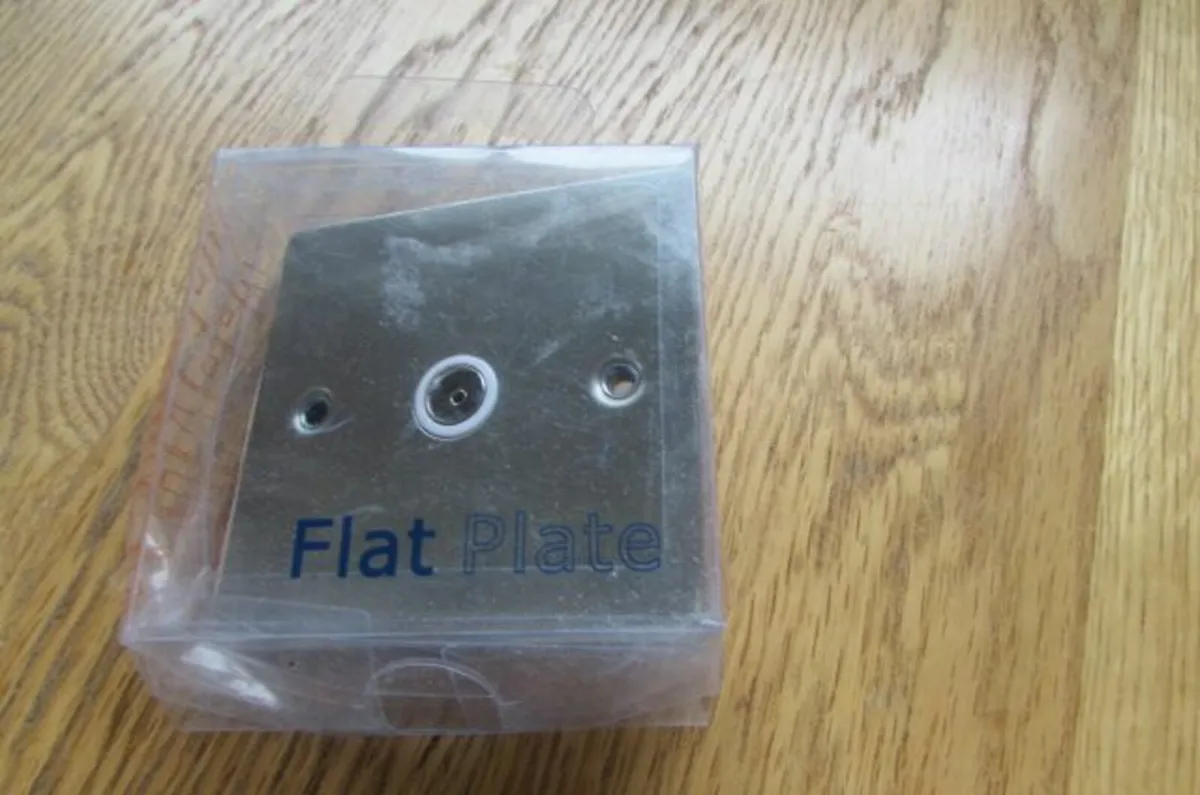 Chrome TV Single Socket x 2 for Sale - Image 1