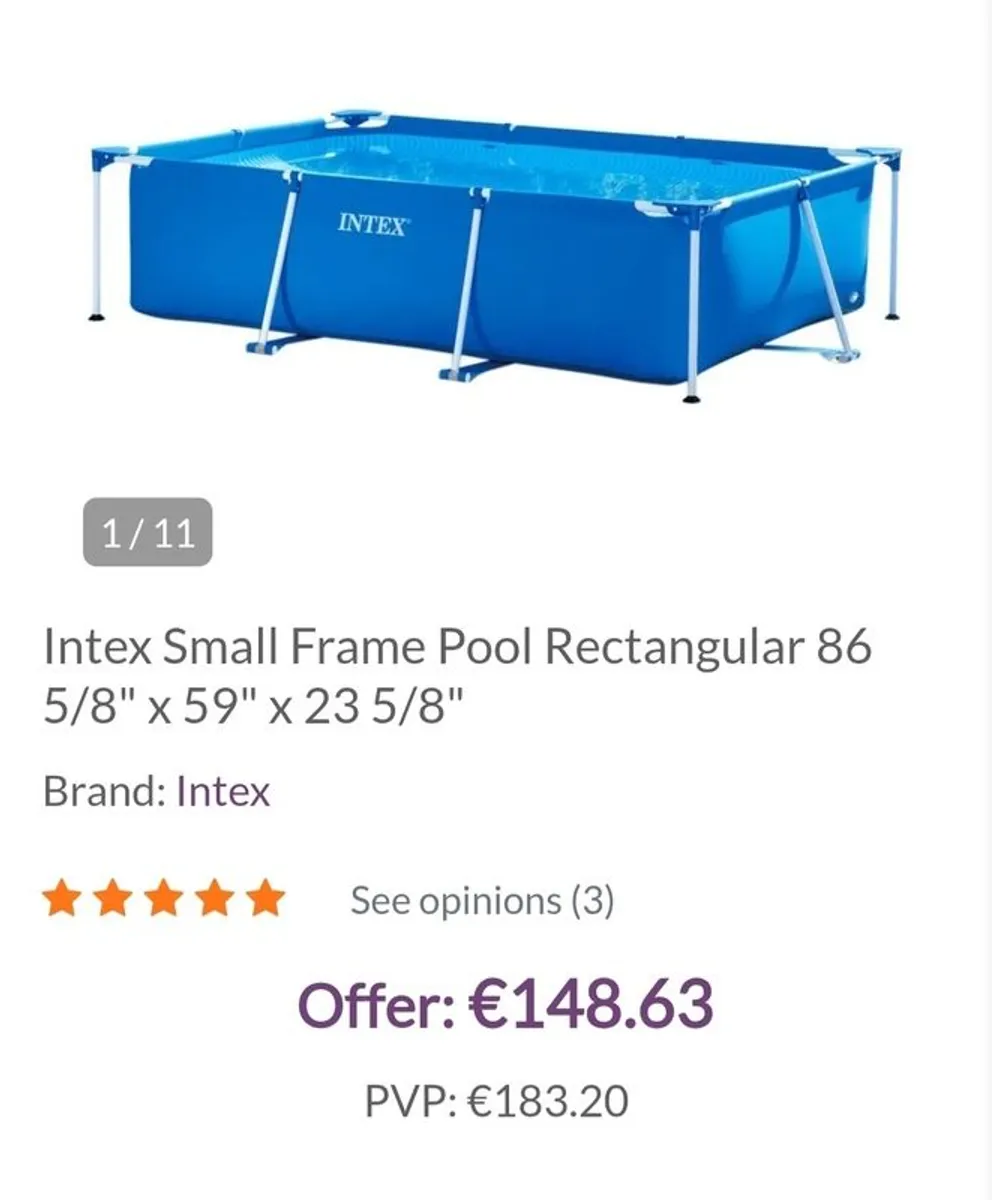 blue rectangular pool - Image 3
