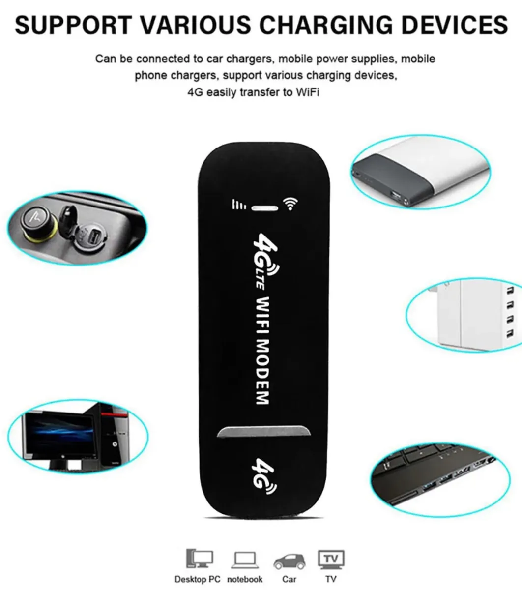 New 4G LTE Unlocked USB Dongle Modem WiFi - Image 2