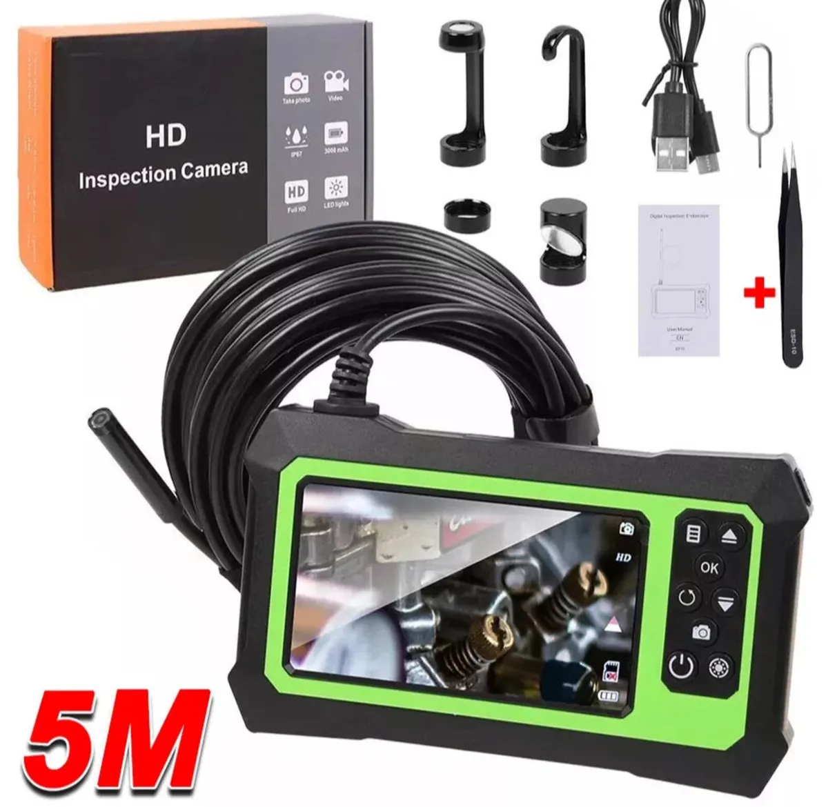 New Industrial Endoscope Camera 1080P HD 4.3'' - Image 3