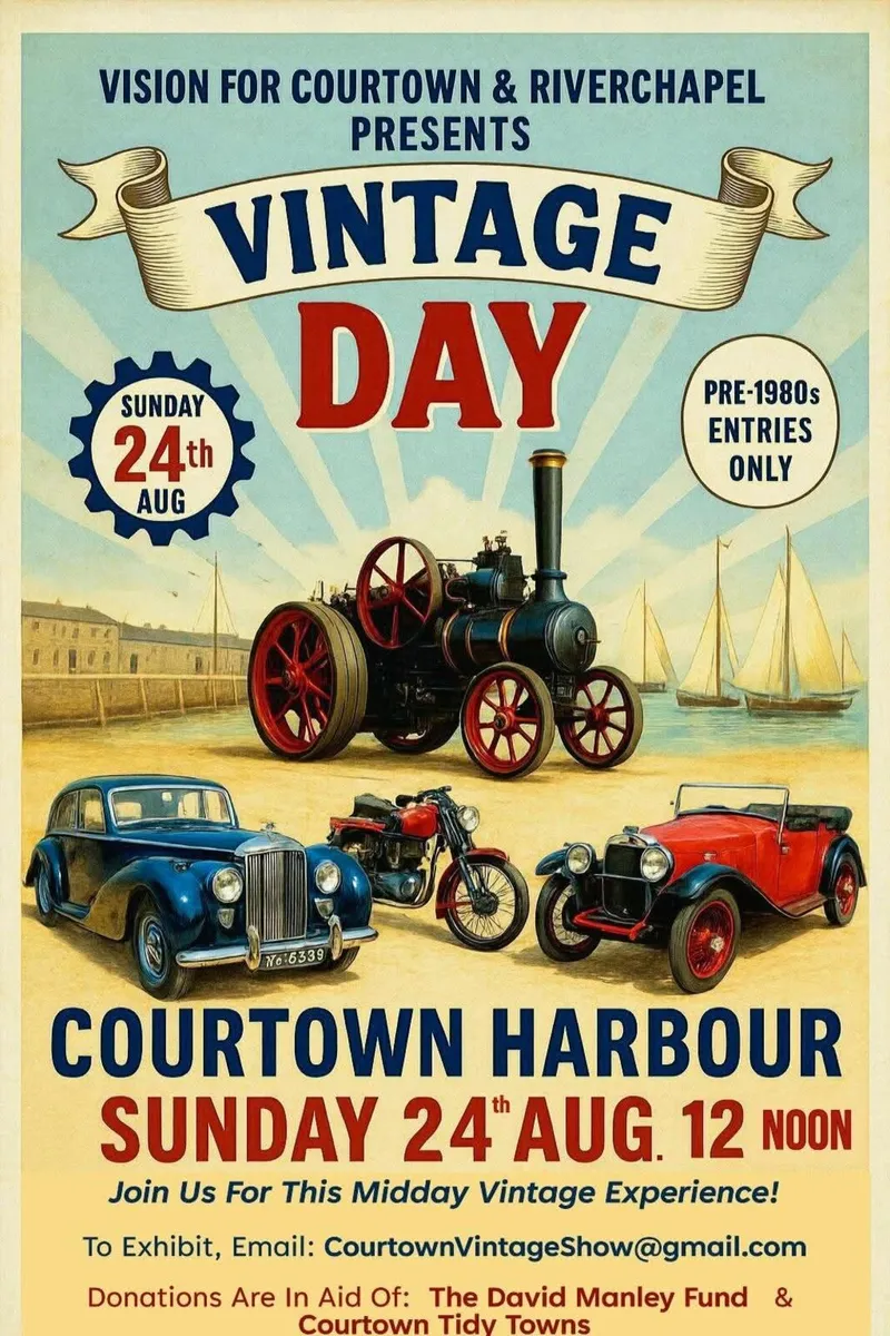 Courtown Harbour Vintage Day 2025