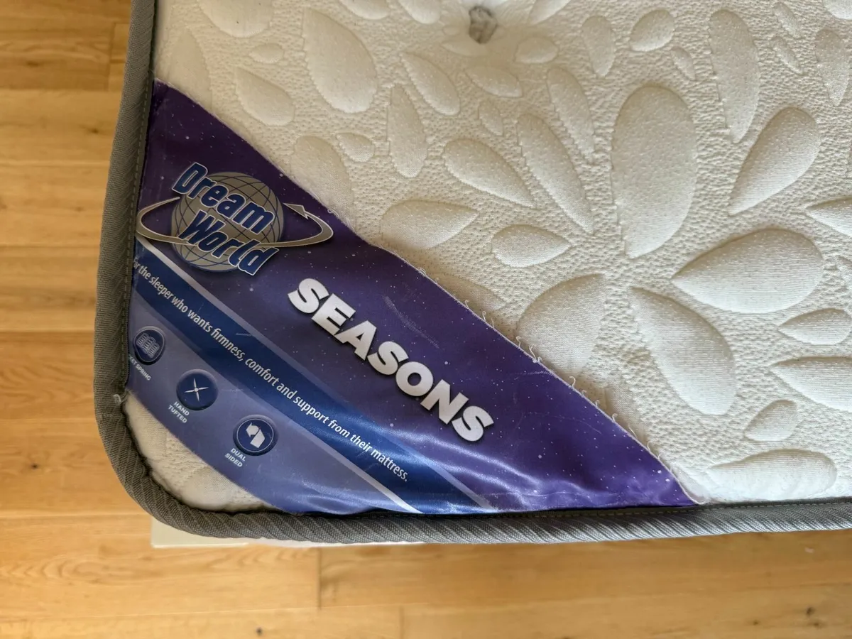 Double bed and mattress - Image 3