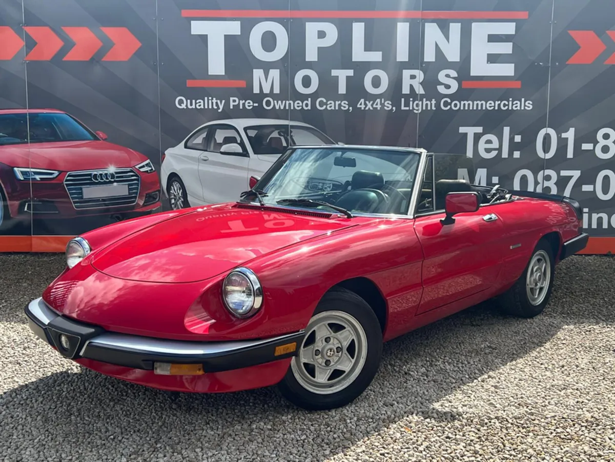 Alfa Romeo Spider //BRAND NEW RESPRAY//SPOTLESS/RA - Image 2