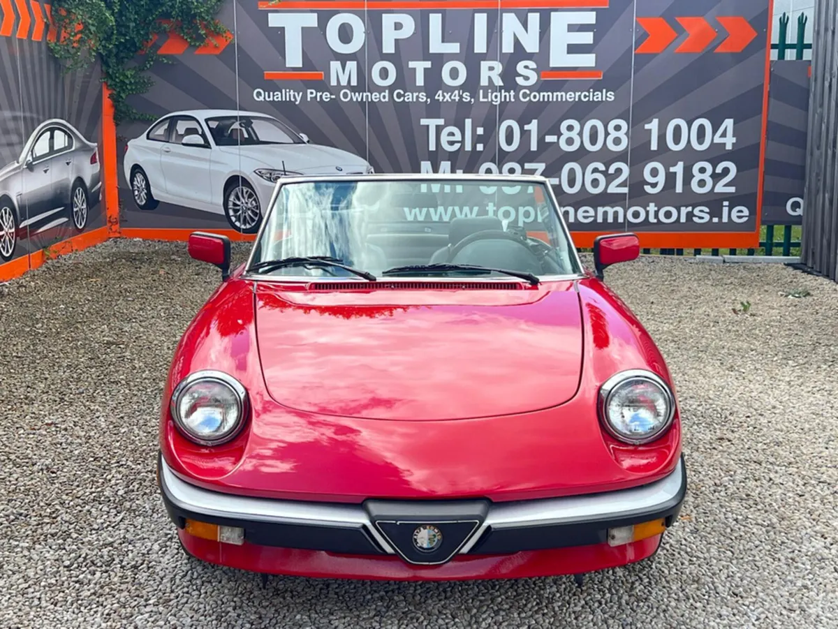 Alfa Romeo Spider //BRAND NEW RESPRAY//SPOTLESS/RA - Image 3