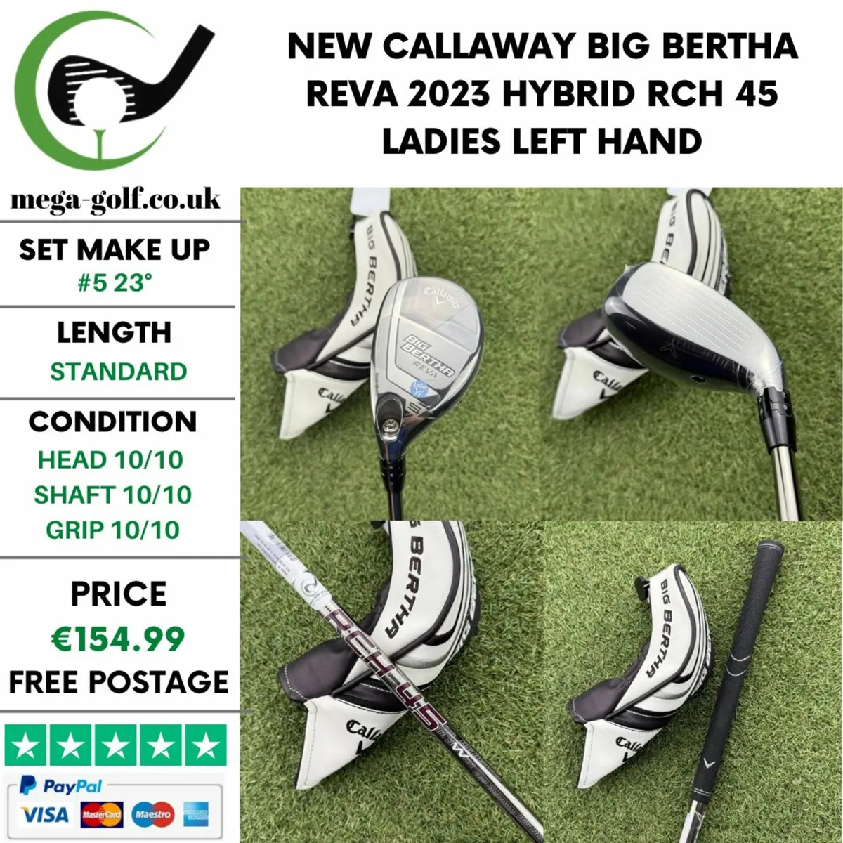 NEW CALLAWAY BIG BERTHA REVA 2023 HYBRID / #5 23° - Image 1