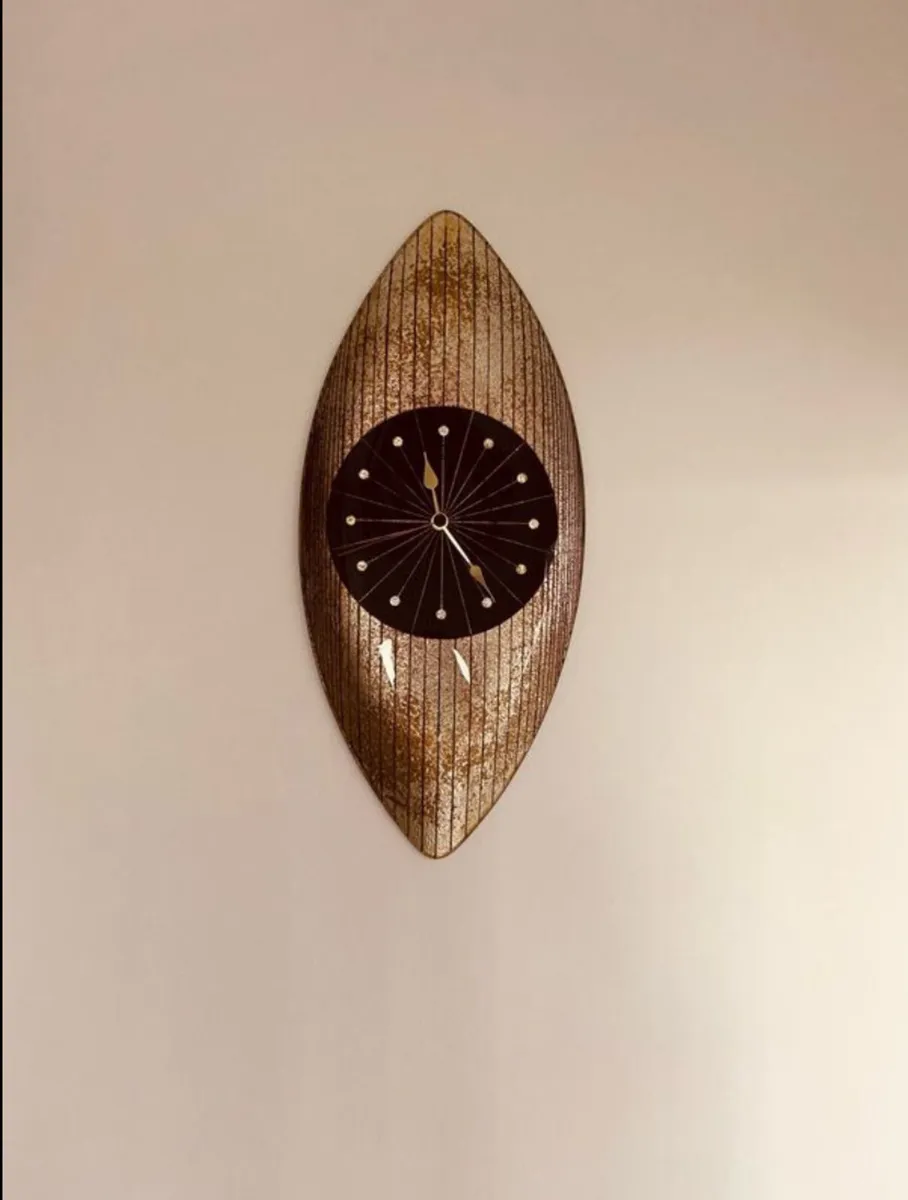 Mid Century Clock - Image 1