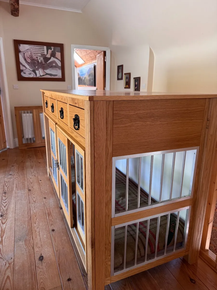 Dog Cage Oak Den XL - Image 4