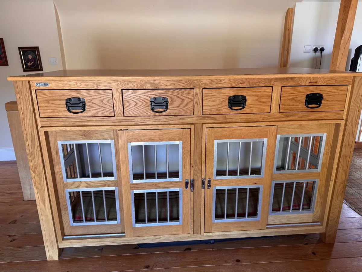 Dog Cage Oak Den XL - Image 1