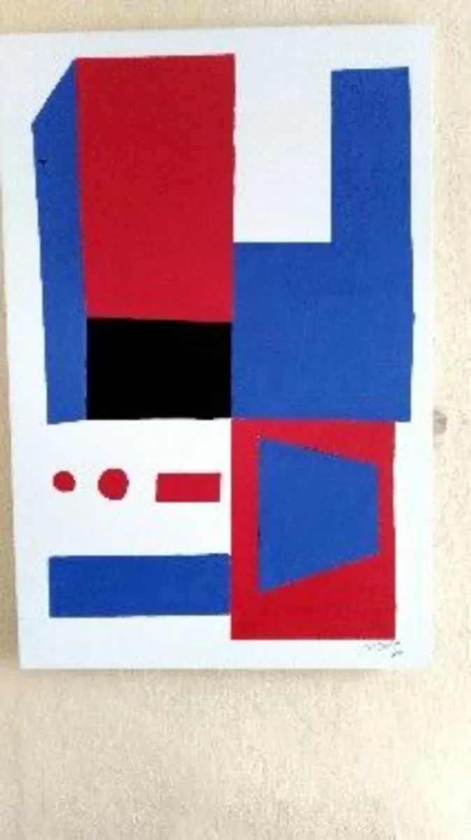 Original abstract painting (acrylic on canvas)