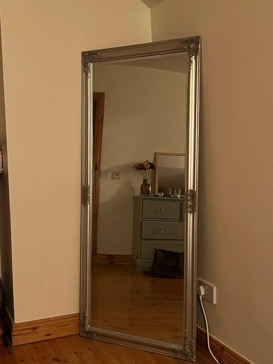 Antique Grey/Silver Mirror - Image 2