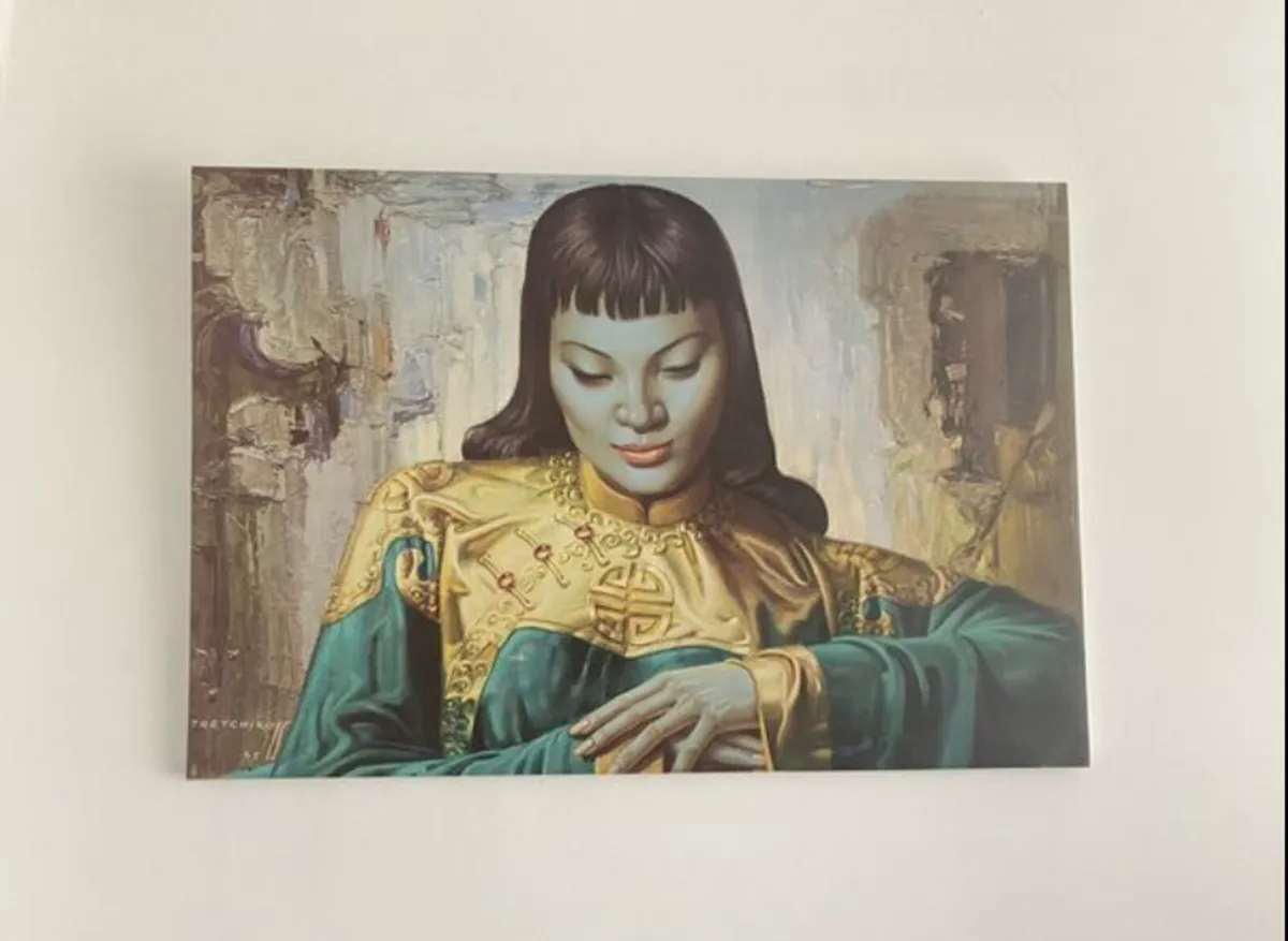 Framed Print on Canvas Lady of the Orient - Image 2