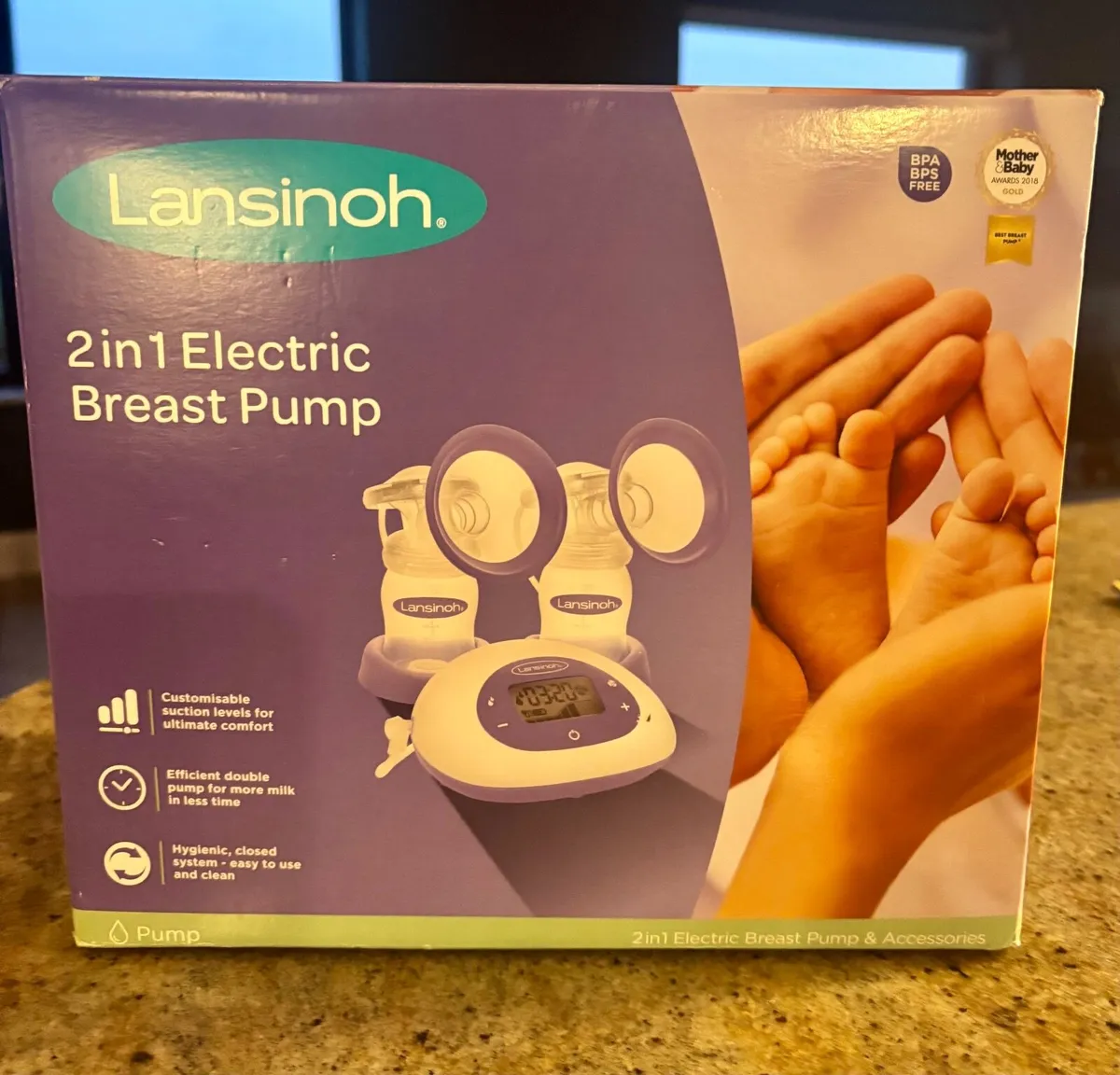 Lansinoh Breast Pump 2 in 1 - Image 1