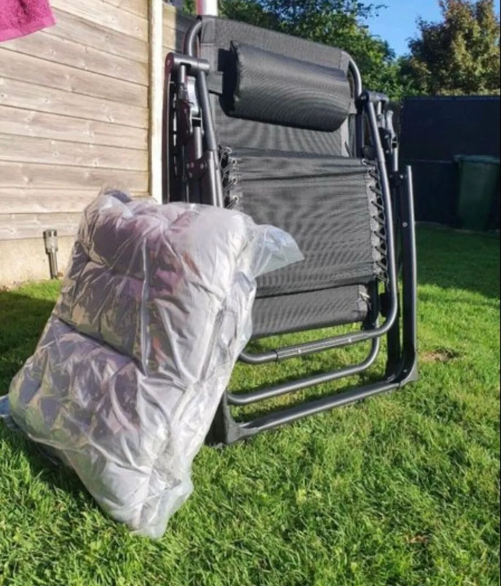2 Garden terrace camping chairs - Image 2