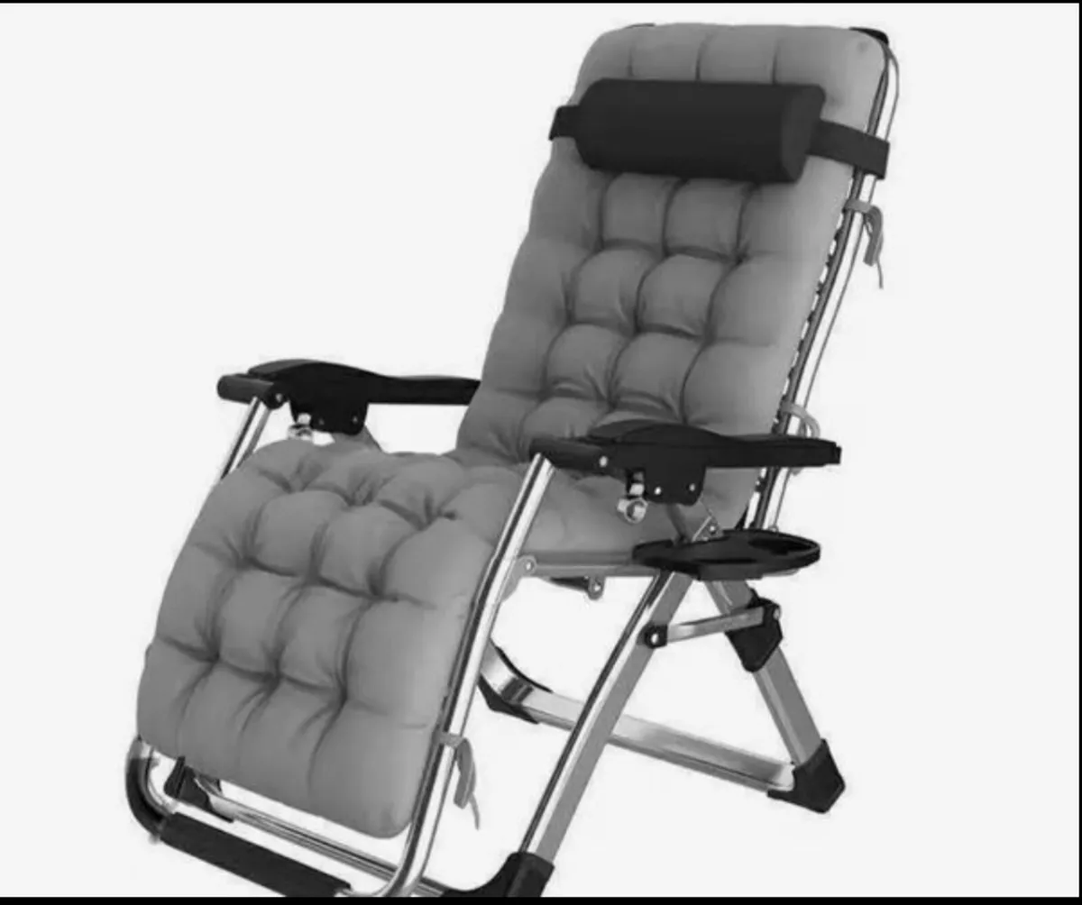 2 Garden terrace camping chairs - Image 1