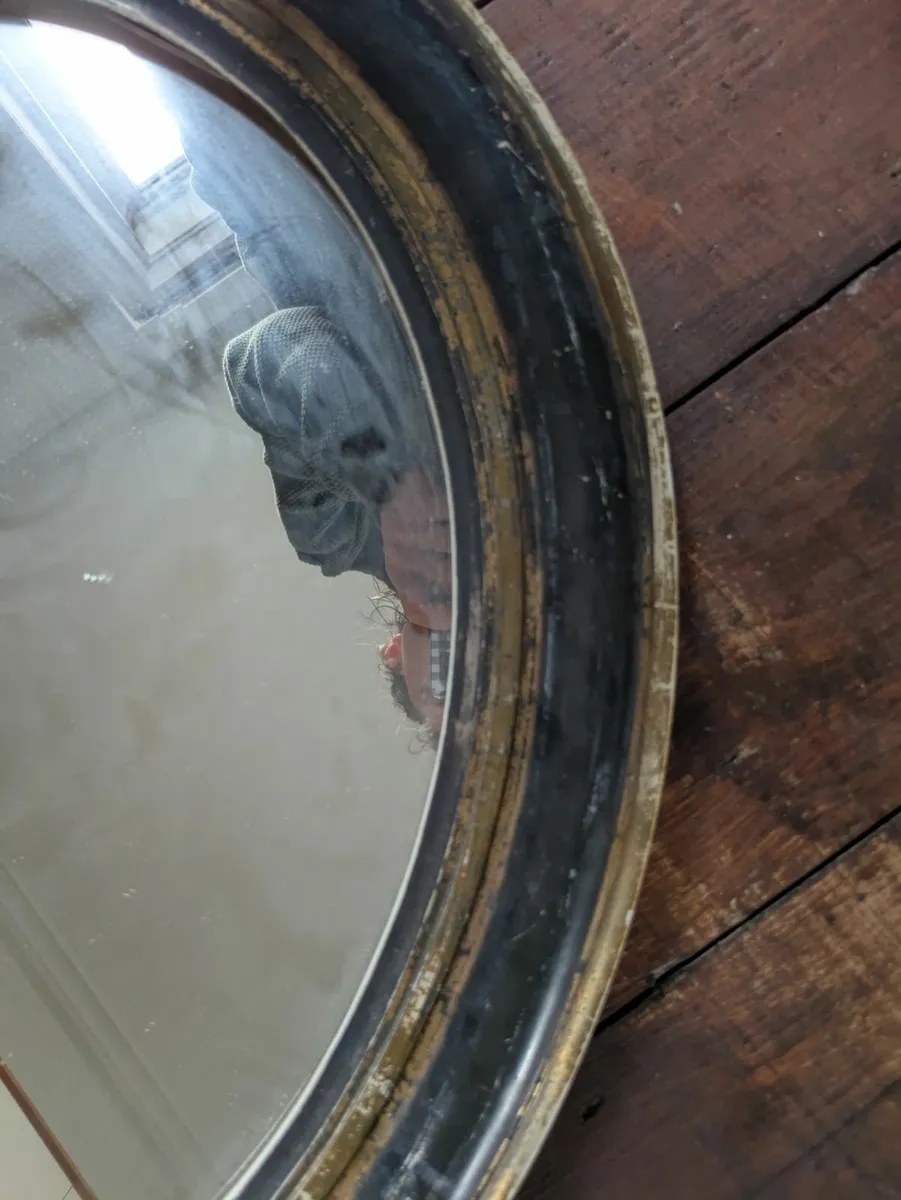 Wood vintage mirror - Image 3