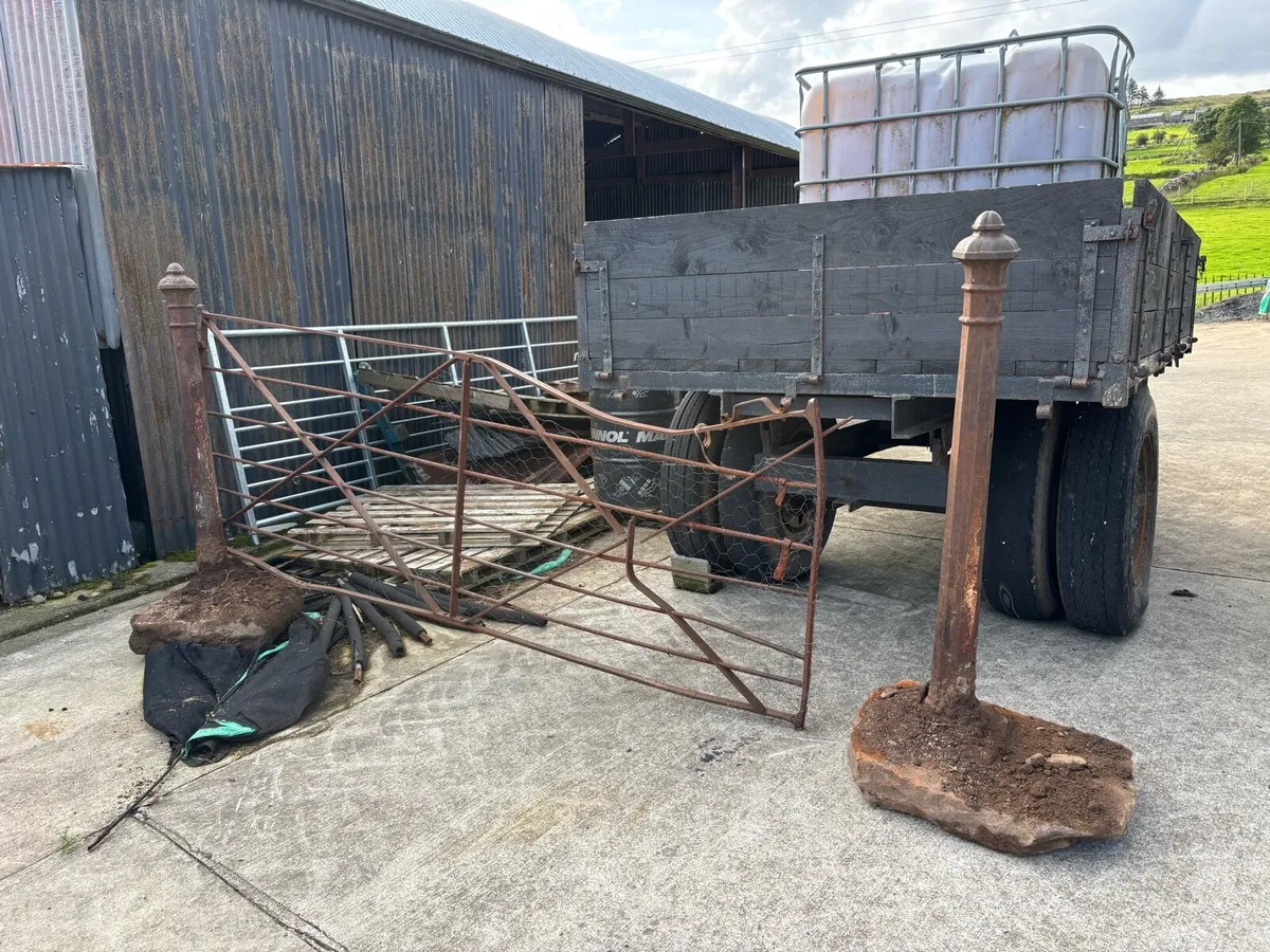 Old style gate and posts - Image 1