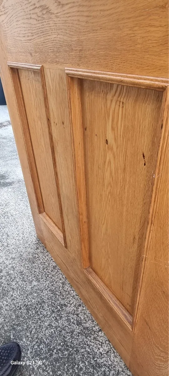 2 solid Oak doors - Image 3