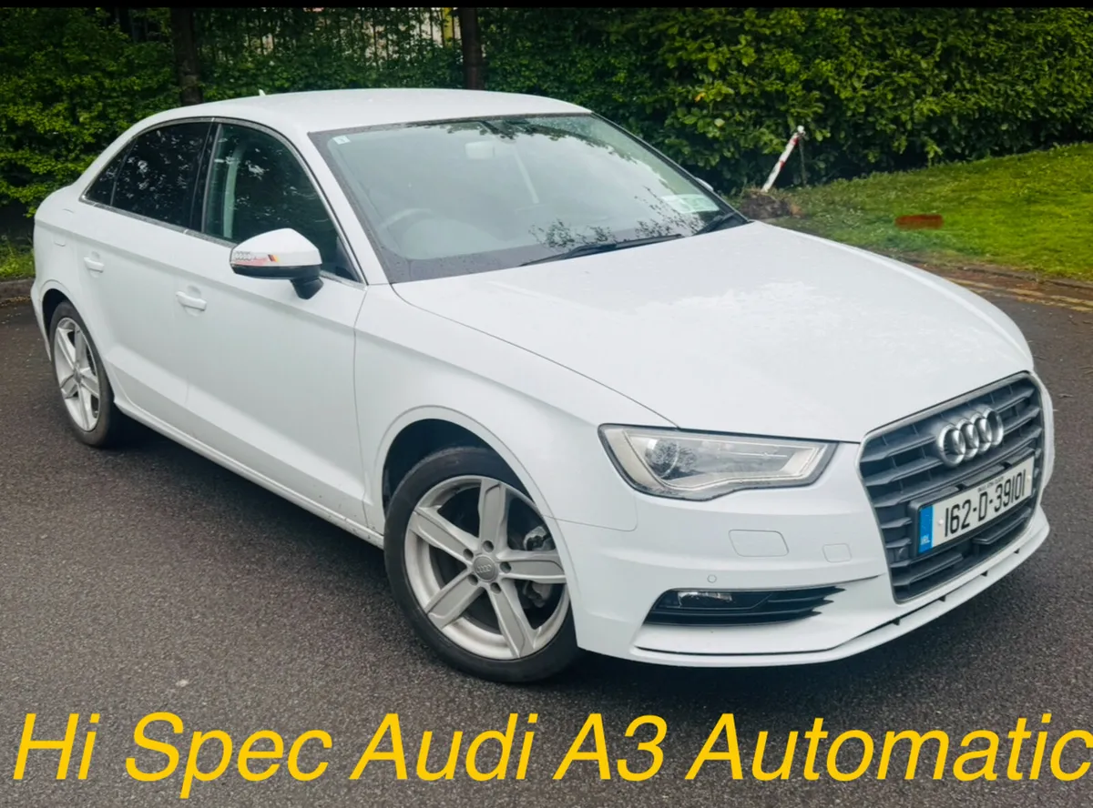 Audi A3 Automatic 1.4TFSI Saloon warranty €15,950 - Image 1