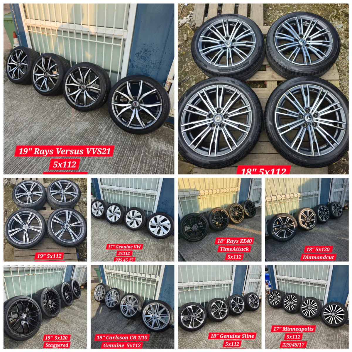 Alloys for Sale 5x112,5x120,5x130 15"-22" - Image 1