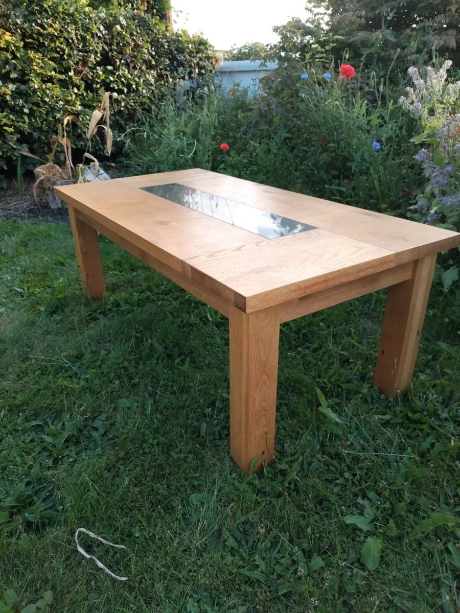 Solid Oak Coffee Table - Image 1