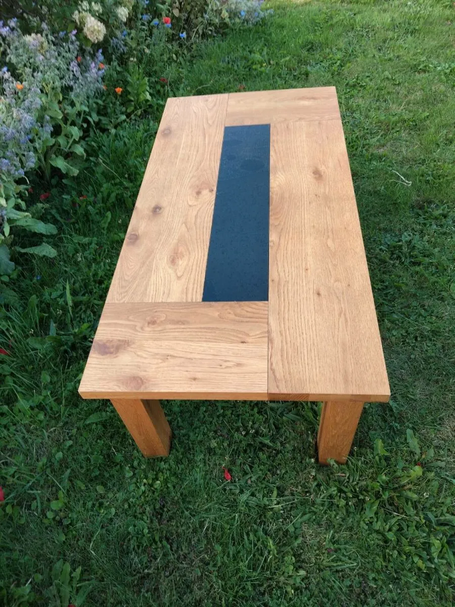Solid Oak Coffee Table - Image 2