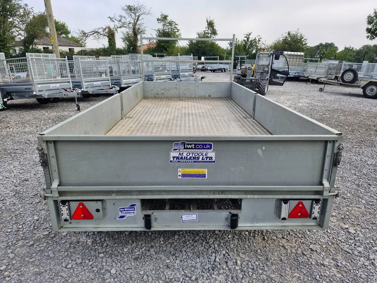 IFOR WILLIAMS    14' x 6'6"  DROPSIDES TRAILER - Image 3