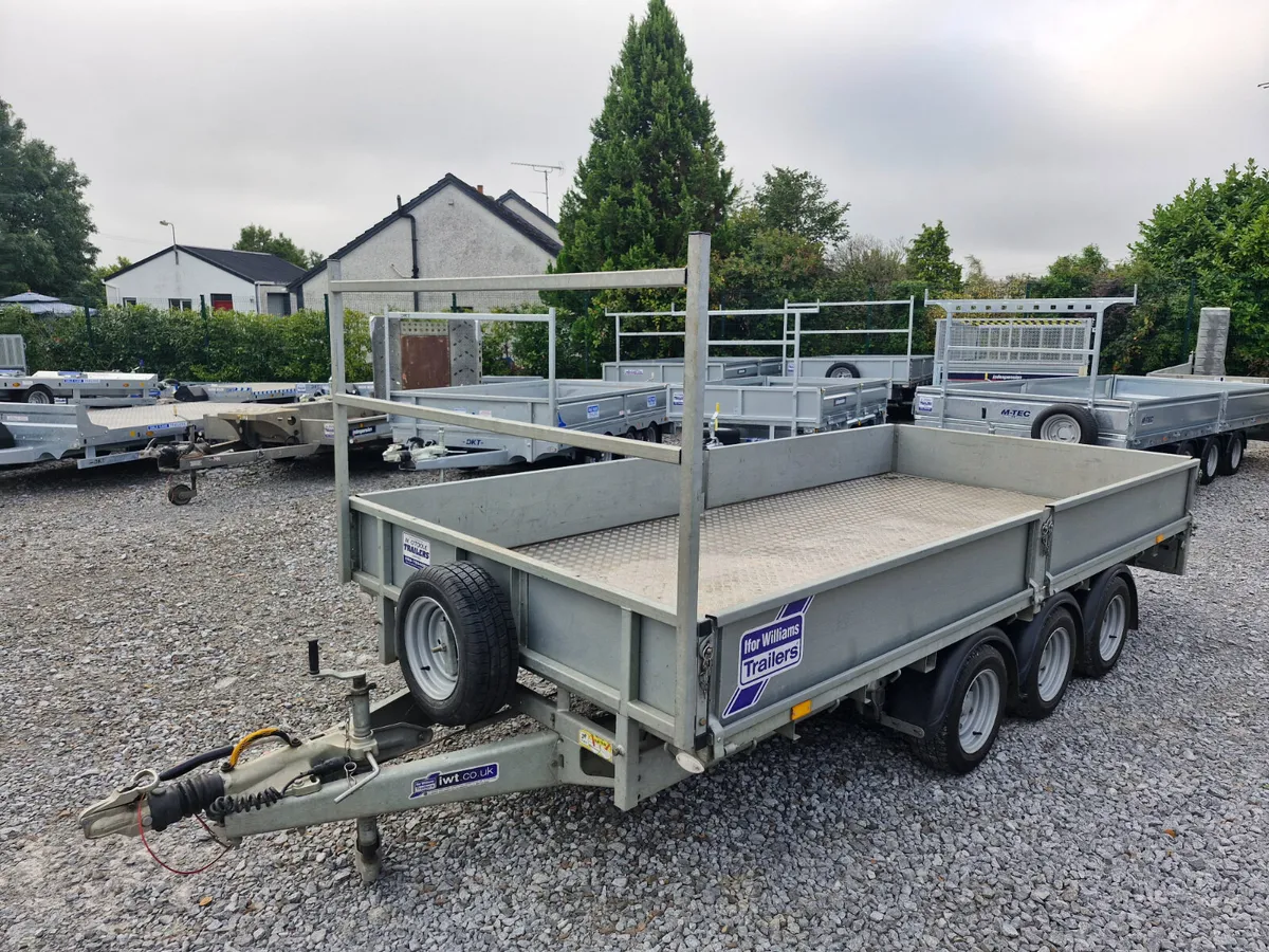 IFOR WILLIAMS    14' x 6'6"  DROPSIDES TRAILER - Image 2