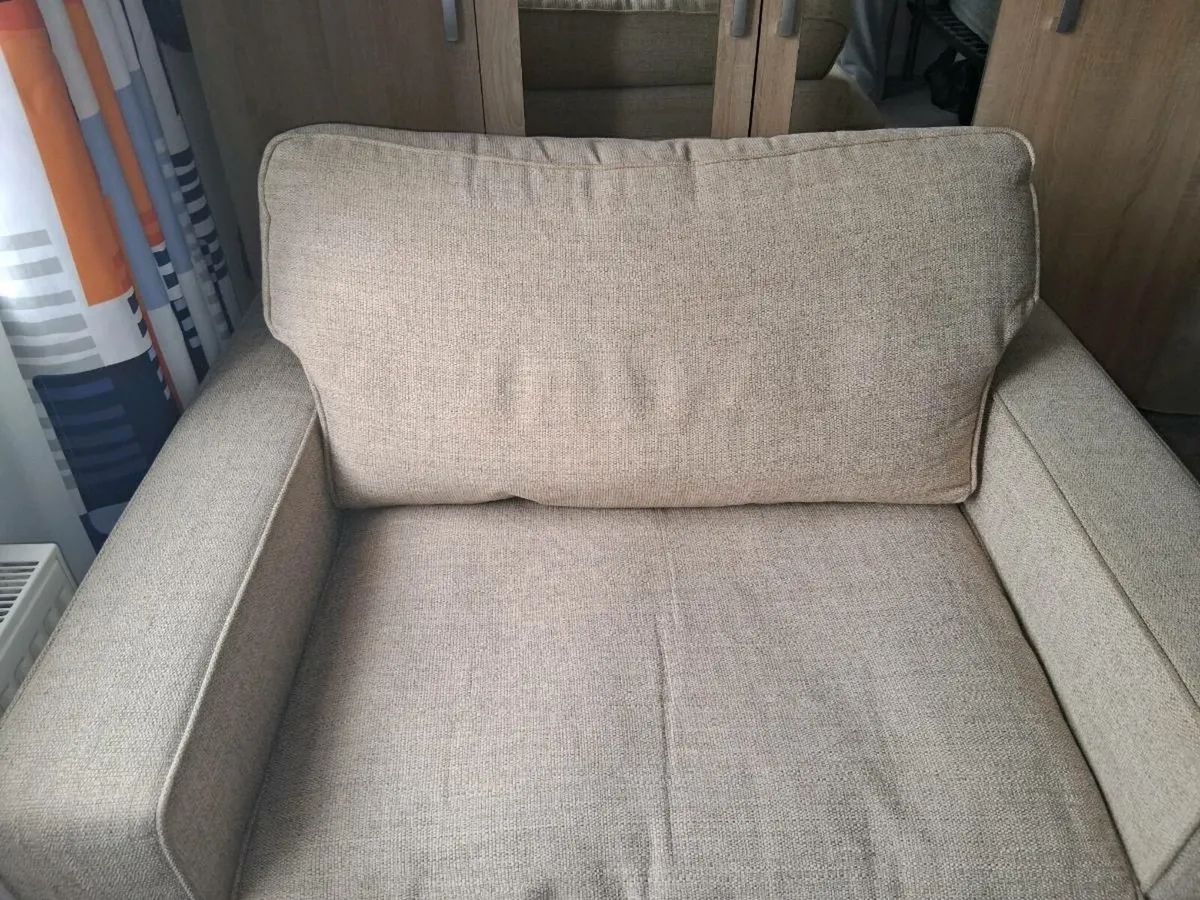 L sofa foot puff love seat - Image 4
