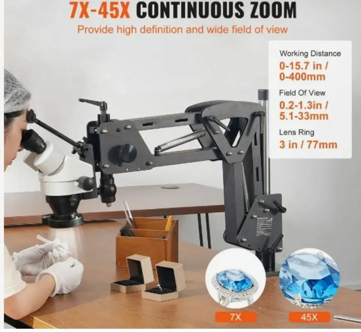 Multi-Directional Microscope with Spring Bracket - Image 2