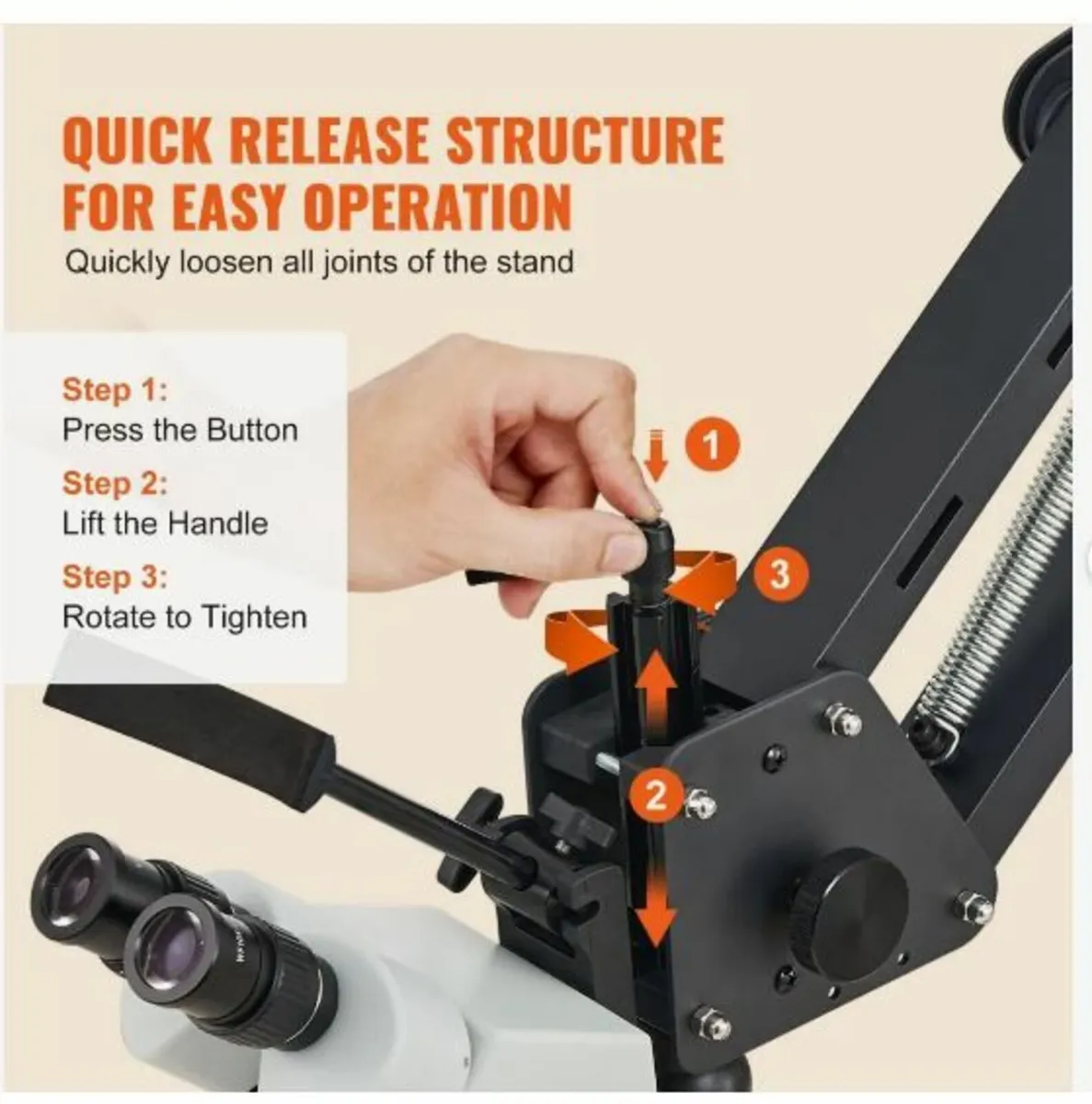 Multi-Directional Microscope with Spring Bracket - Image 4