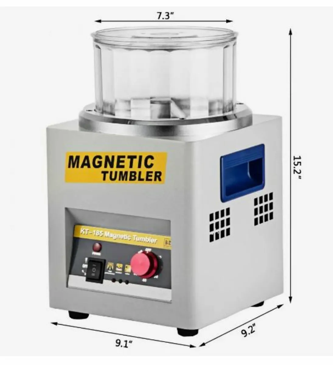 KT-185 Magnetic Tumbler 180mm Jewelry - Image 2