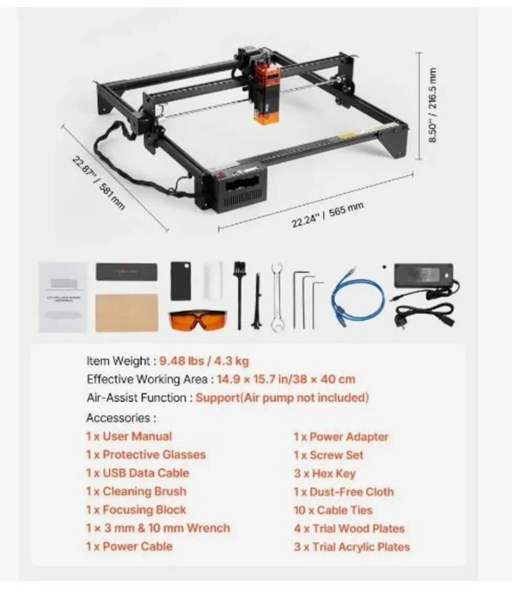 Laser Engraver Laser Engraving Machine 5W - Image 2