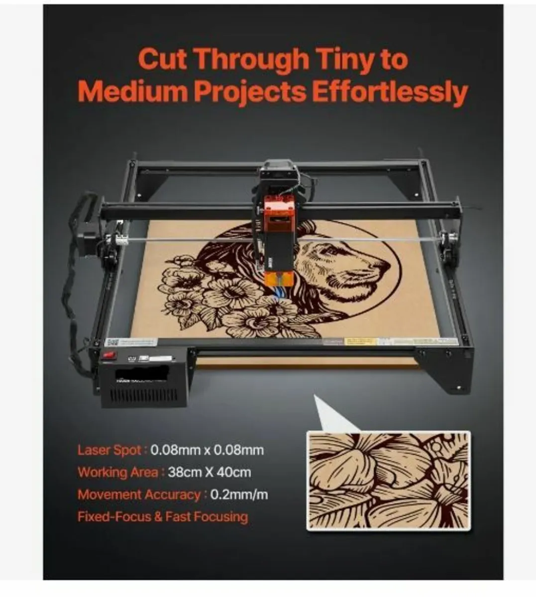 Laser Engraver Laser Engraving Machine 5W - Image 3