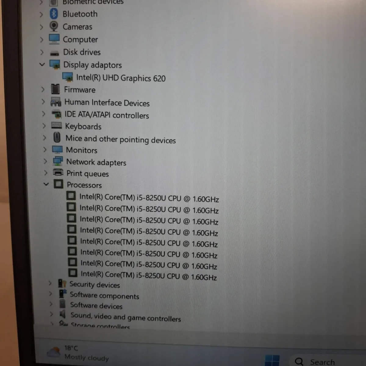 Lenovo ThinkPad X1 Carbon(6th Gen) i5-8250U Laptop - Image 3