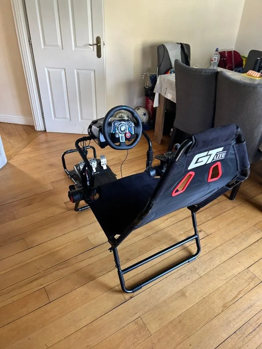 Next Level Racing GT Lite + Logitech G29 (Wheel, Shifter & Pedals) - PS5/PS4 - Image 4