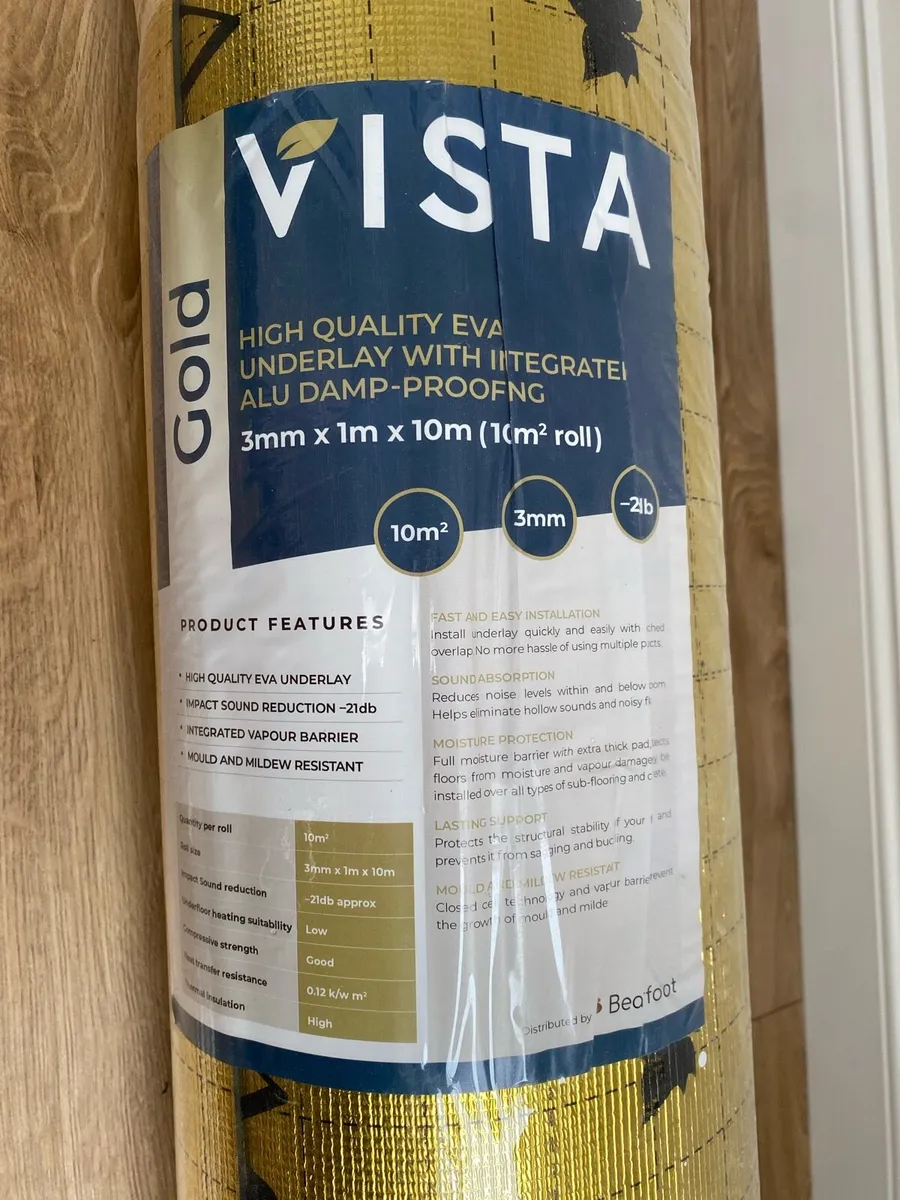 Laminate flooring. Mint Oak + 1 roll underlay - Image 3
