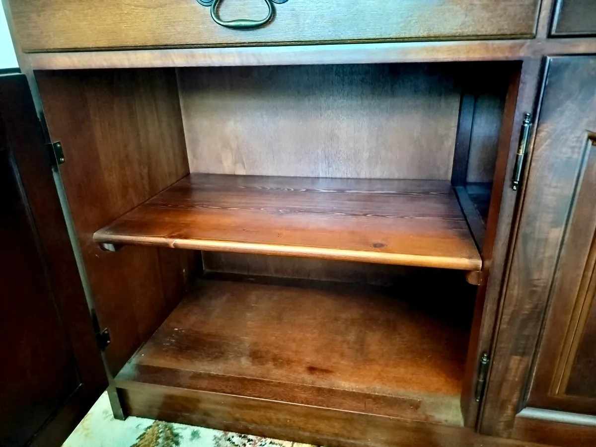Free Vintage Wooden Display Cabinet - Image 3