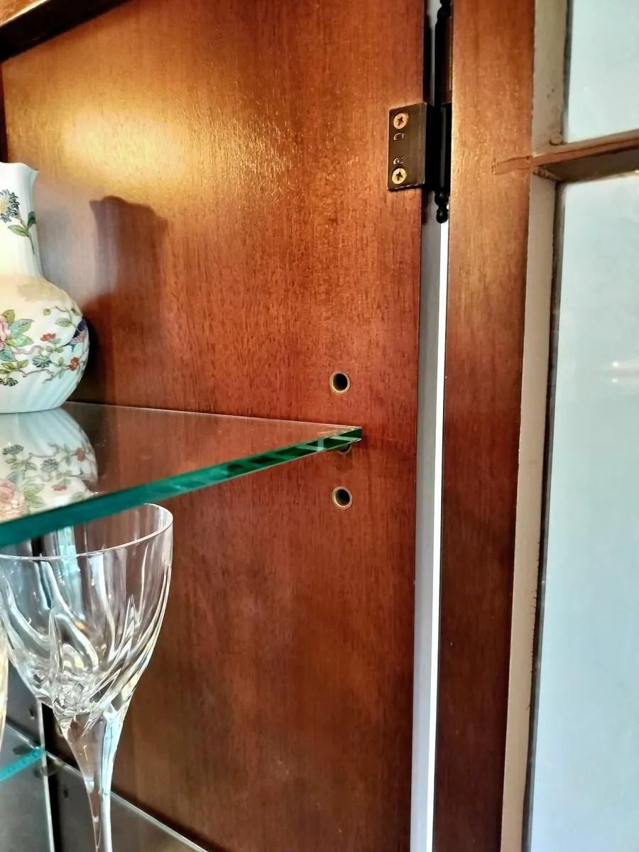 Free Vintage Wooden Display Cabinet - Image 4